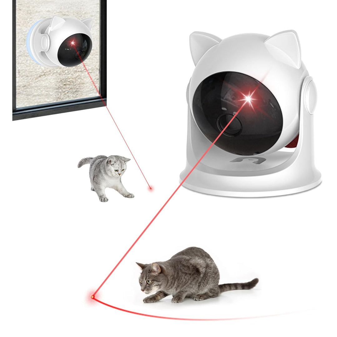 VOVIGGOL Automatisches Katzen Laser Spielzeug für Katzen Kätzchen Hunde Haustiere, Auto Katzenspielz