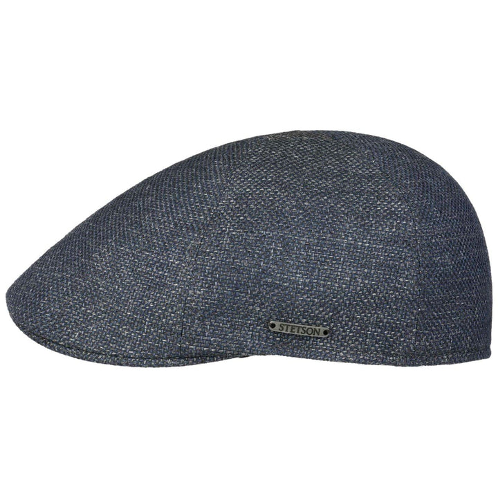 Stetson Texas Taleco Flatcap Herren - Made in The EU - Aus Schurwolle &amp; Leinen - Gefüttert mit hohem