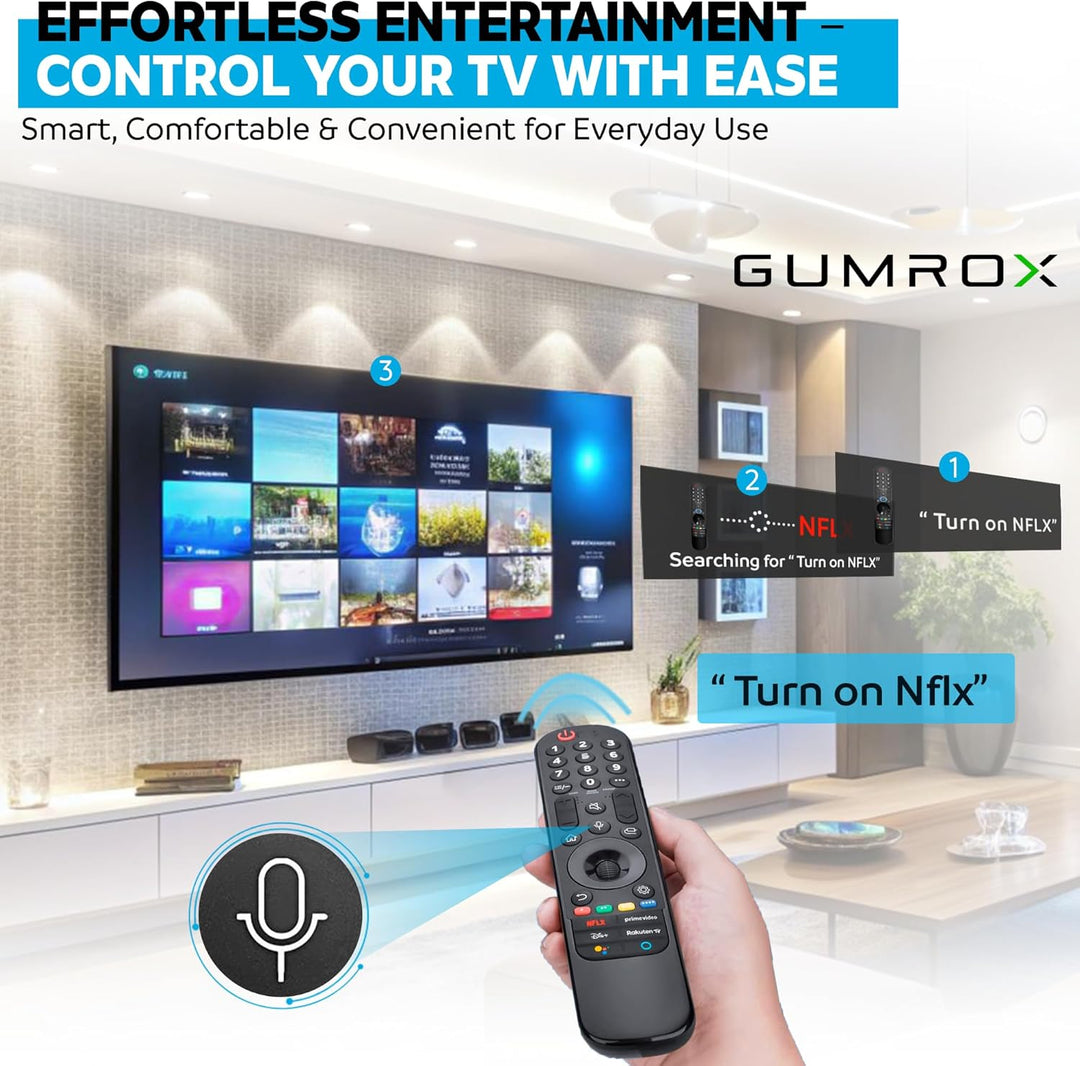 Magic Fernbedienung für LG Fernseher, Ersatz für Original Remote MR20GA MR21GA MR22GA MR23GA, Passen