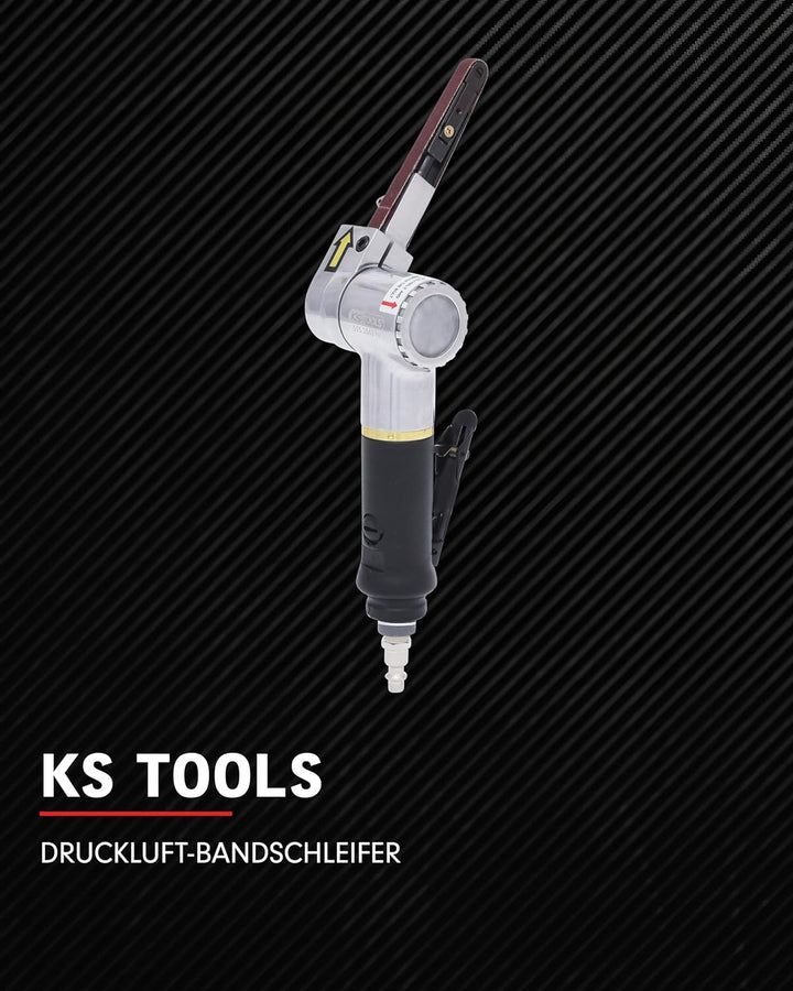 KS Tools Druckluft-Bandschleifer 515.3549 150mm I Druckluftschleifer mit stufenloser Geschwindigkeit