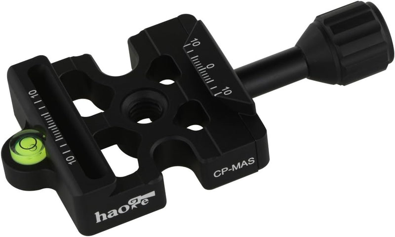 Haoge CP-MAS Schraubknopf-Schnellspanner-Adapter, kompatibel mit Arca Swiss/Manfrotto 200PL-14 RC2 P