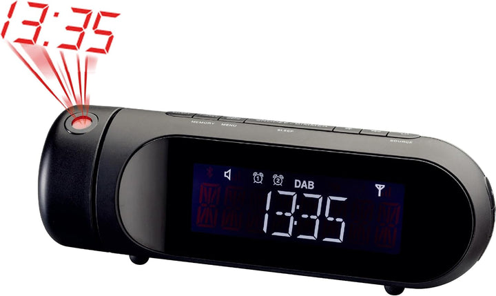 Majestic RS 119P DAB DAB/DAB+/FM Radiowecker LCD-Display, Projektion einstellbar, USB Ladeanschluss,