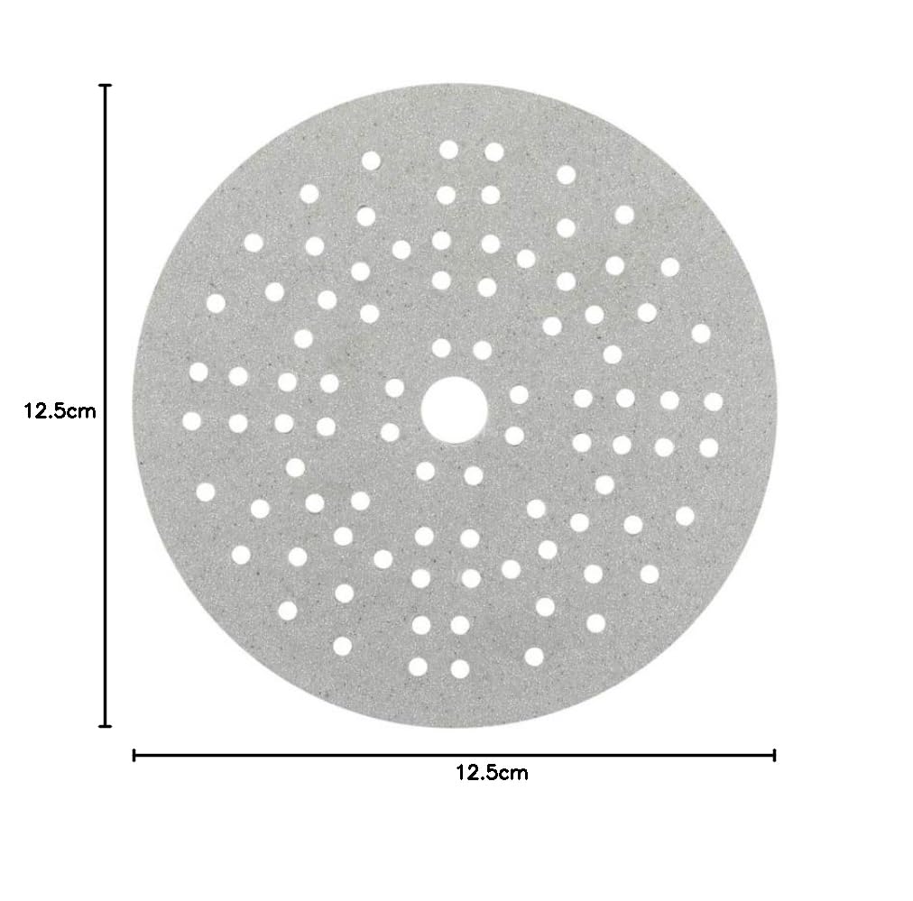 Mirka Iridium Premium-Schleifpapier Ø 125mm Klett 89-Loch, Korn 150, 100 Stk / Zum Schleifen von Lac