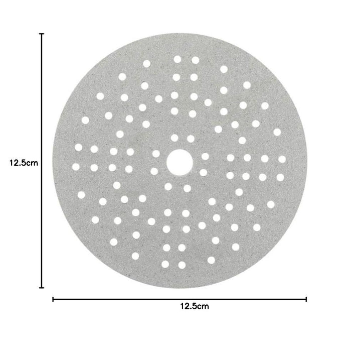 Mirka Iridium Premium-Schleifpapier Ø 125mm Klett 89-Loch, Korn 150, 100 Stk / Zum Schleifen von Lac