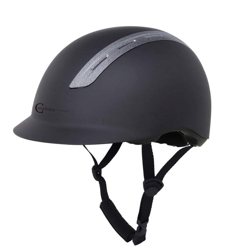 Kerbl Cavallerio Reithelm Proviso, Reiterhelm Hartschale Glittereffekt, Gr 52-61 L/XL (57-61cm), L/X