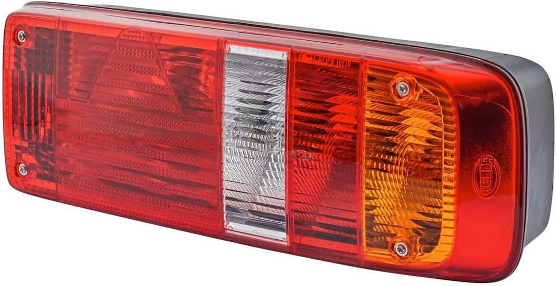 HELLA - Heckleuchte - EasyConn I - Glühlampe - 24V - Anbau/geschraubt - Lichtscheibenfarbe: mehrfarb