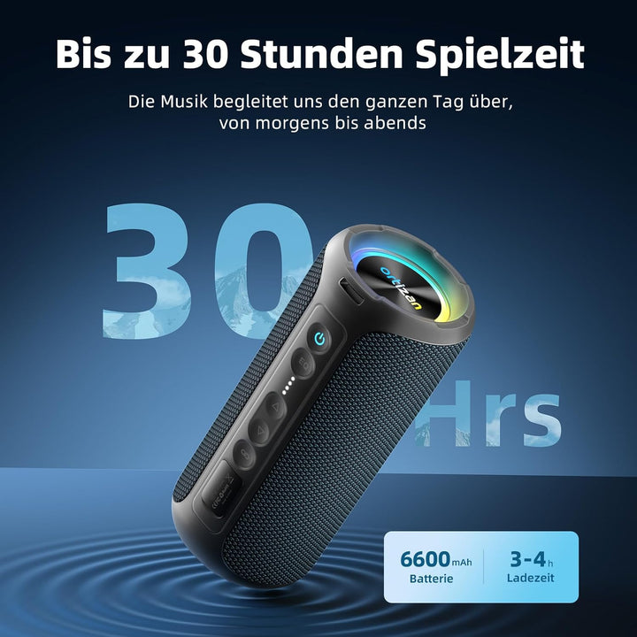 Ortizan Bluetooth Lautsprecher Navy, Navy