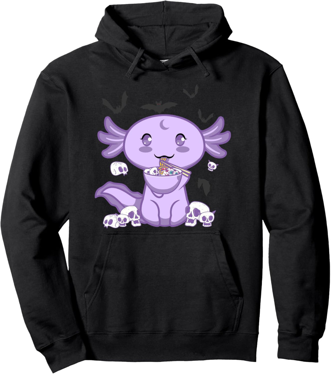 AXOLOTL RAMEN GOTH AXOLOTL Pullover Hoodie