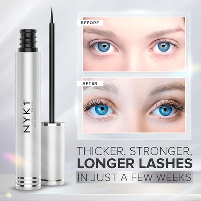 LashForce Wimpernserum (XL - 8ml) NYK1 Wimpernserum Ohne Hormone Für Wimpernwachstum Lash Serum - Wi