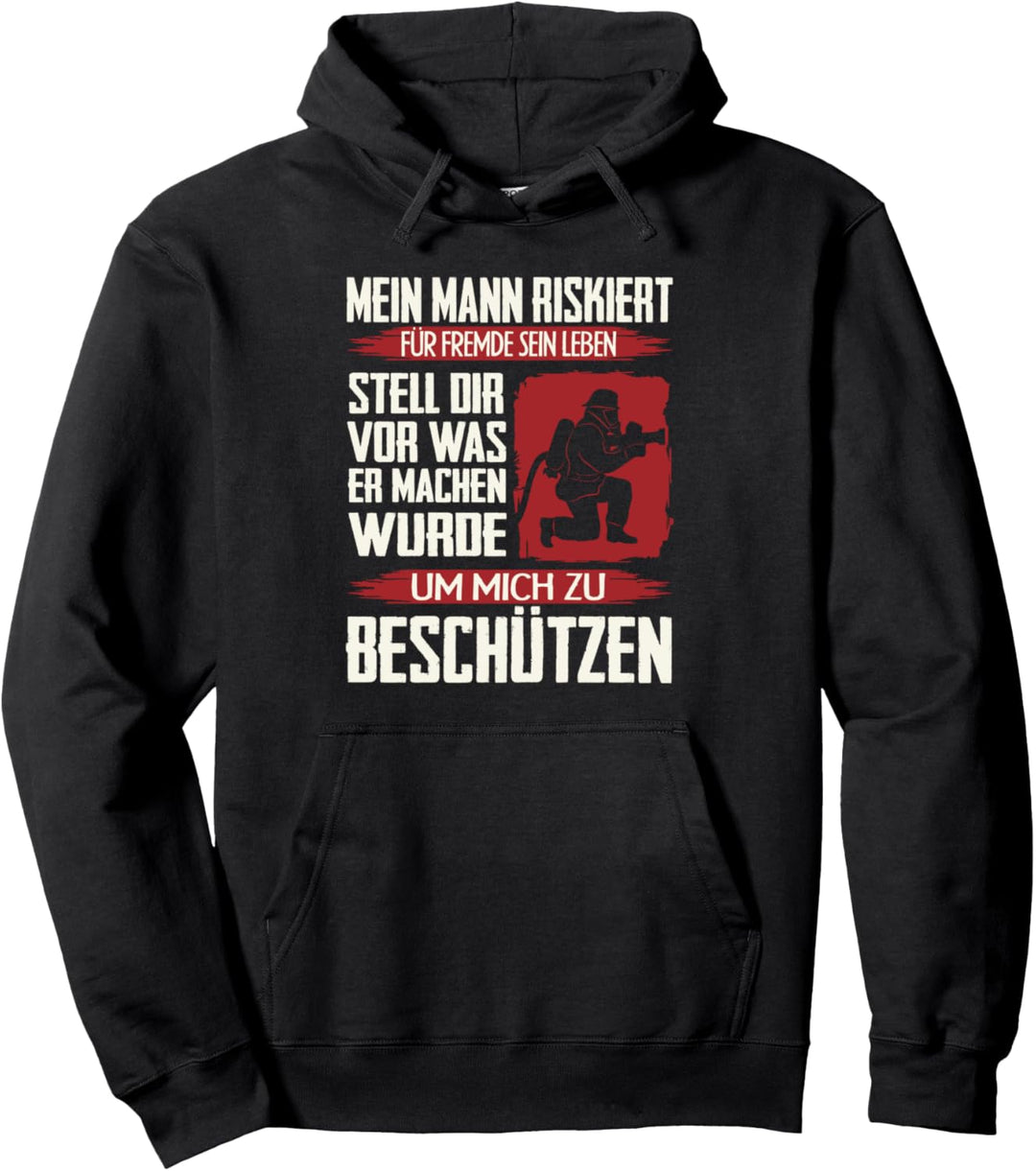 Mann Riskiert Für Fremde Leben Stell Vor Um Mich Beschützen Pullover Hoodie