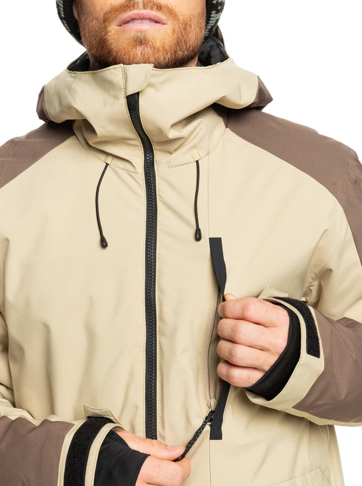 Quiksilver Herren Mission Block Jk Jacket (1er Pack) XS Twill, XS Twill