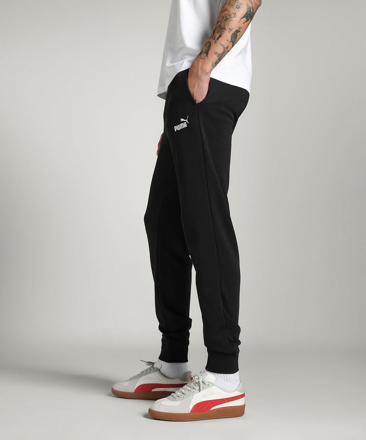 Puma Herren Gestrickte Hosen ESS 2 Color No. 1 Logo Sweatpants Tr Cl S Schwarz, S Schwarz