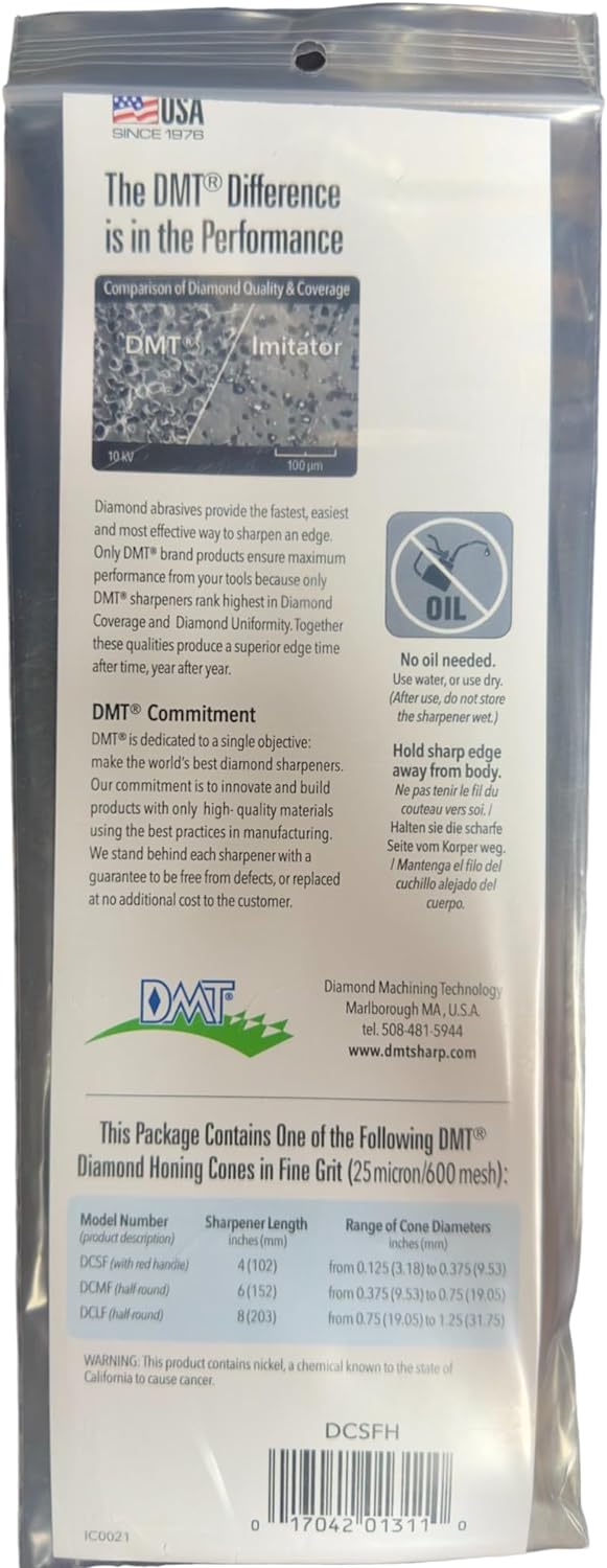 DTM, Diamond Honing Cone Small, Messerschärfer, Schleifstein, Schleifgerät, 600er Netz