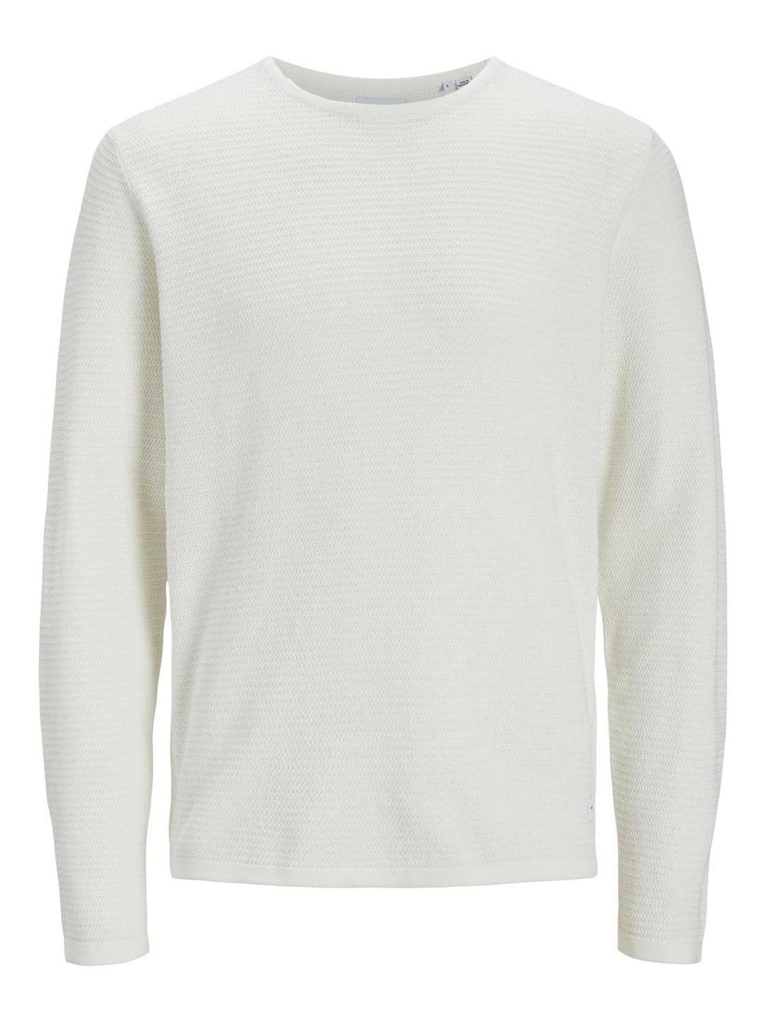 JACK & JONES Herren Jjegreg Knit Crew Neck Sn Strickpullover, Cloud Dancer
