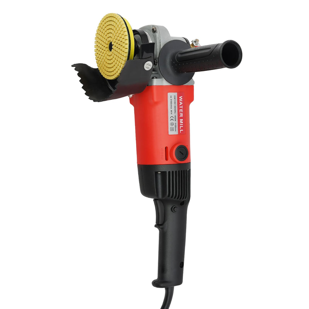 Elektrisch Nassschleifmaschine Messerschleifer Poliermaschine Steinschleifer 1400W mit Diamant Aufla