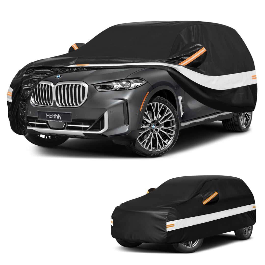 Autoabdeckung SUV Passend für BMW X5 E70/F15/G05（2007-2026） 10 Schichten Vollgarage Auto Abdeckplane