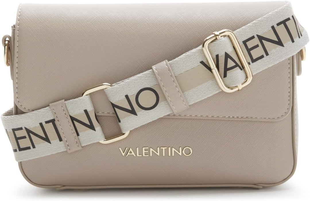 Valentino Damen Zero Re Umhängetasche, Beige
