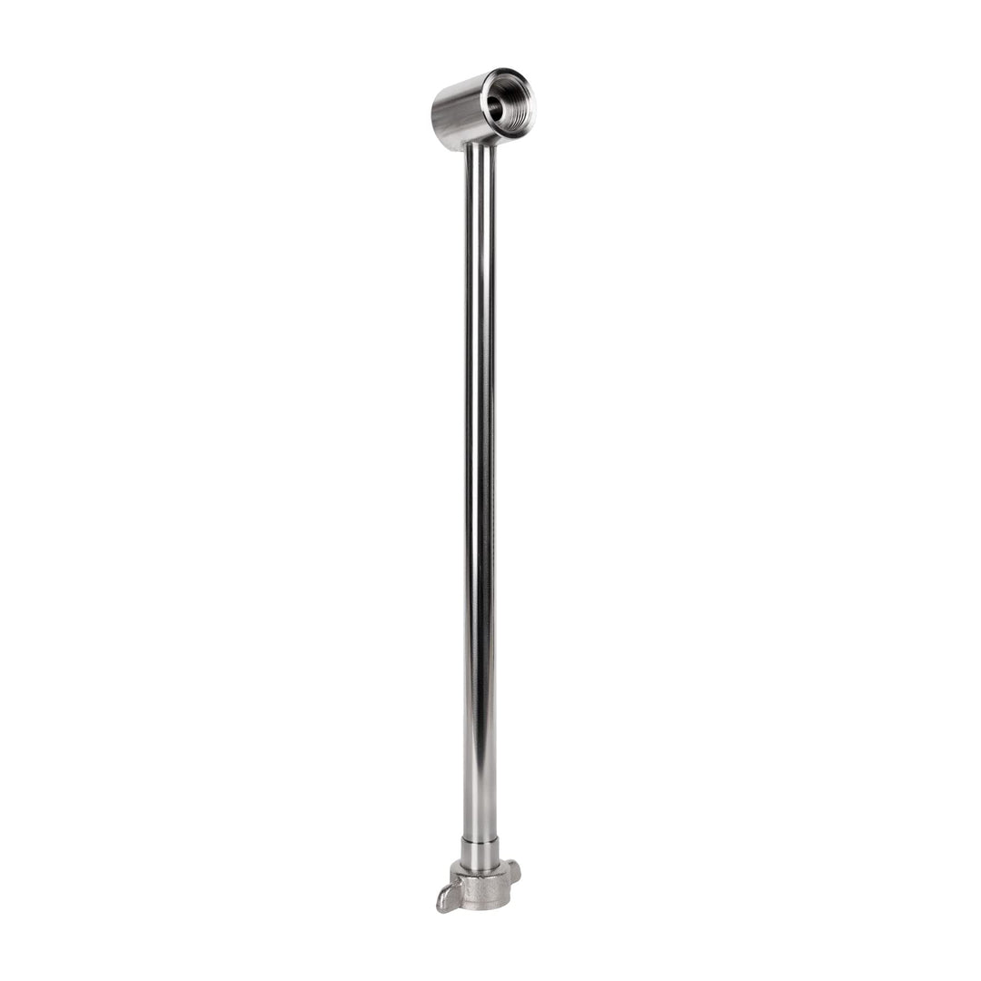 Schanksäule aus Edelstahl als Kegaufsatz für alle Schankhähne