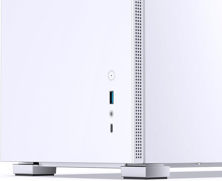 Jonsbo D31 Screen mATX Gehäuse, Tempered Glass - weiss