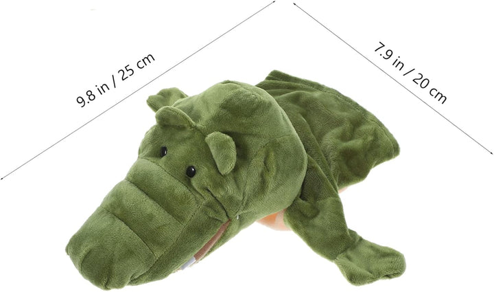 SUPVOX Krokodil Handpuppe mit Offenem Mund Interaktives Pädagogisches Tier Handspielzeug für Fördert