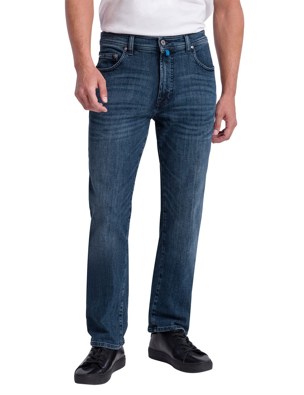 Pierre Cardin Herren Jeans 5-pocket Dijon Blau 32W / 34L Light Blue Used Buffies, 32W / 34L Light Bl