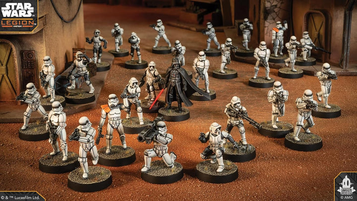 Asmodee, Star Wars: Legion – Galactic Empire Starter Set (Galaktisches Imperium-Starterset), Atomic