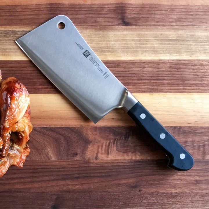 ZWILLING Pro Hackmesser, Klingenlänge: 12 cm, Rostfreier Spezialstahl, Kunststoffgriff, Schwarz