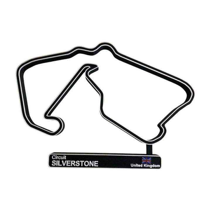 Silverstone Rennbahn, 3D-Rennbahn, Auto-Dekoration
