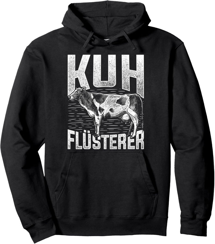 Kuh Flüsterer Kuh Pullover Hoodie