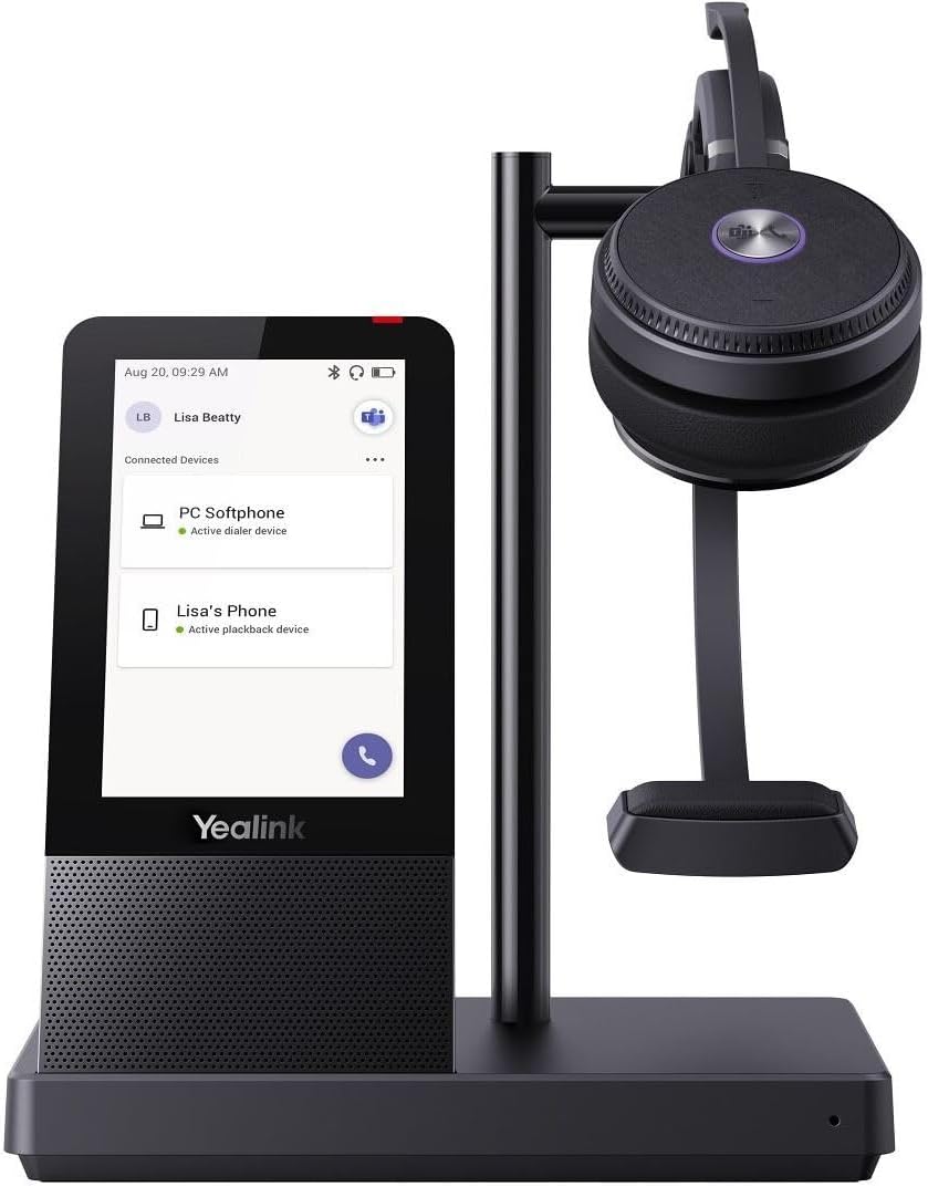 Yealink DECT Headset WH66 Mono Teams, WH66 Mono Teams