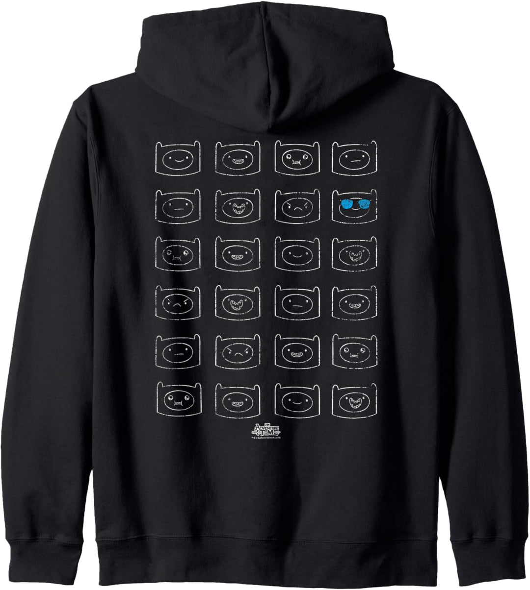 Adventure Time Finn Faces Kapuzenjacke