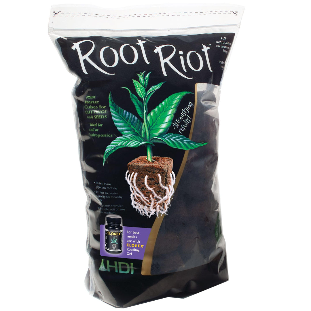 Tacos / Cubos de Propagación Orgánicos Growth Technology Root Riot (100x)
