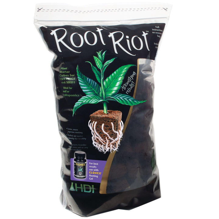 Tacos / Cubos de Propagación Orgánicos Growth Technology Root Riot (100x)