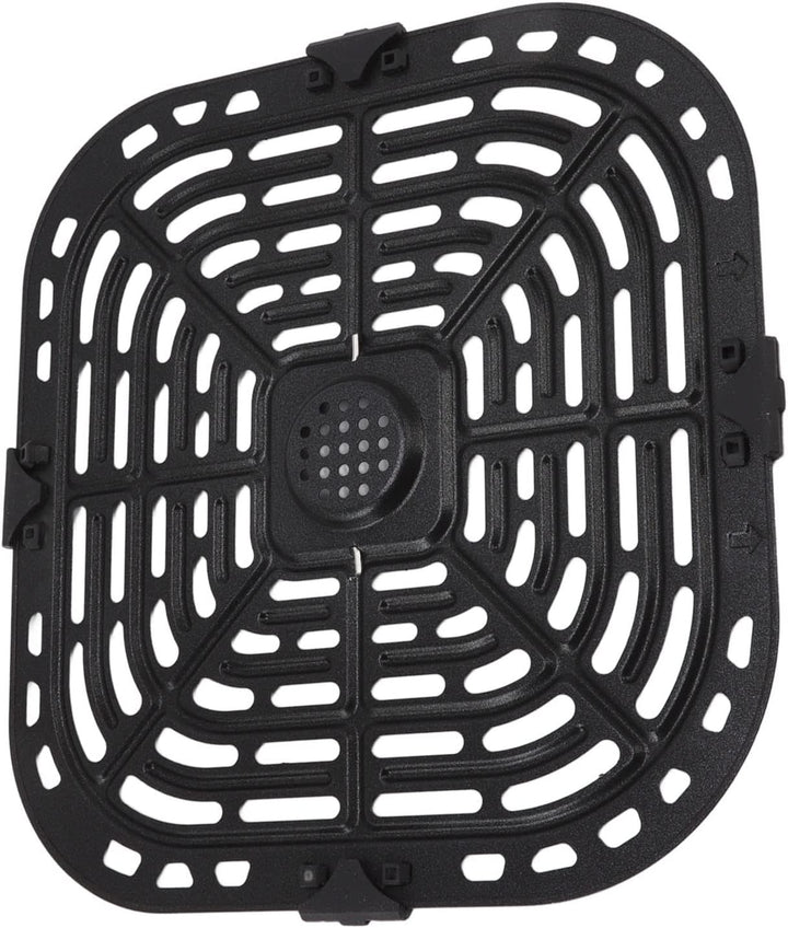 Quadratische Grillpfanne 24x23 cm für Heissluftfritteuse Zubehör, Ersatz Backplatte für Fritteusen A