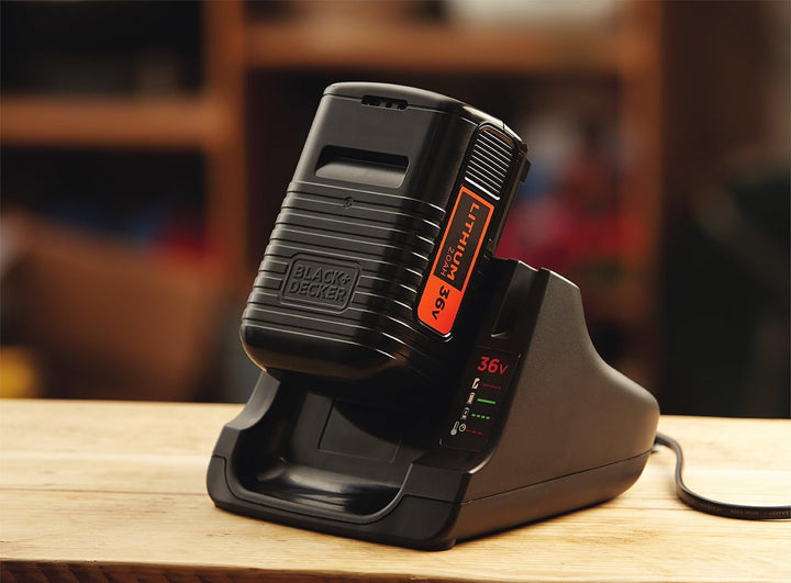 Black+Decker Li-Ion Ersatzakku (36V 2,0Ah, kompatibel mit allen Black+Decker 36V-Geräten mit Ladezus