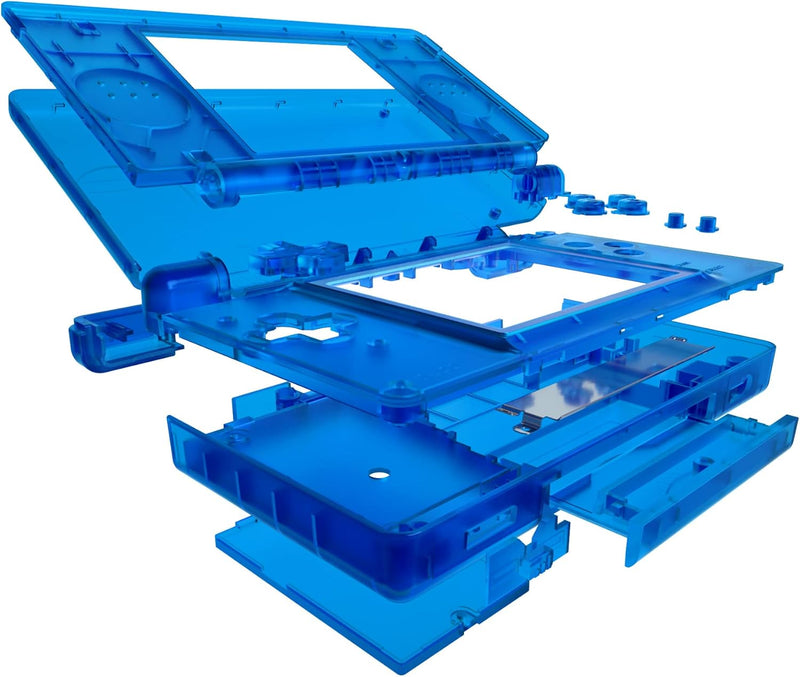 eXtremeRate Ersatz Gehäuse Case für Nintendo DS Lite NDSL, Voll Hülle&Knöpfen&Screen Protector Shell