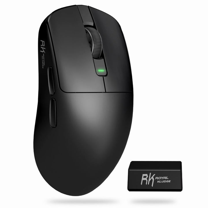 RK ROYAL KLUDGE M3 Wireless Gaming Mouse mit PAW3950 30K DPI Sensor, 47g Lightweight Maus Gaming, 8K