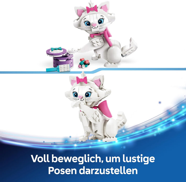 LEGO ǀ Disney Aristocats: Bezaubernde Marie - Spielzeug - Katzenfigur mit Zubehör - inkl. Textilschl