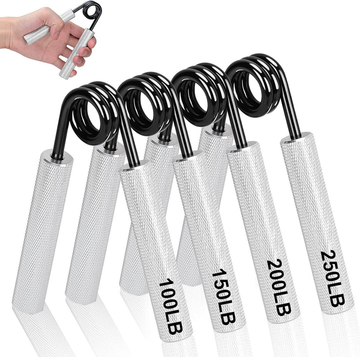 COVVY Griffkraft Trainer Set,50/100/150/200/250LBS Handgriff Trainer,rutschfester Metall unterarmtra