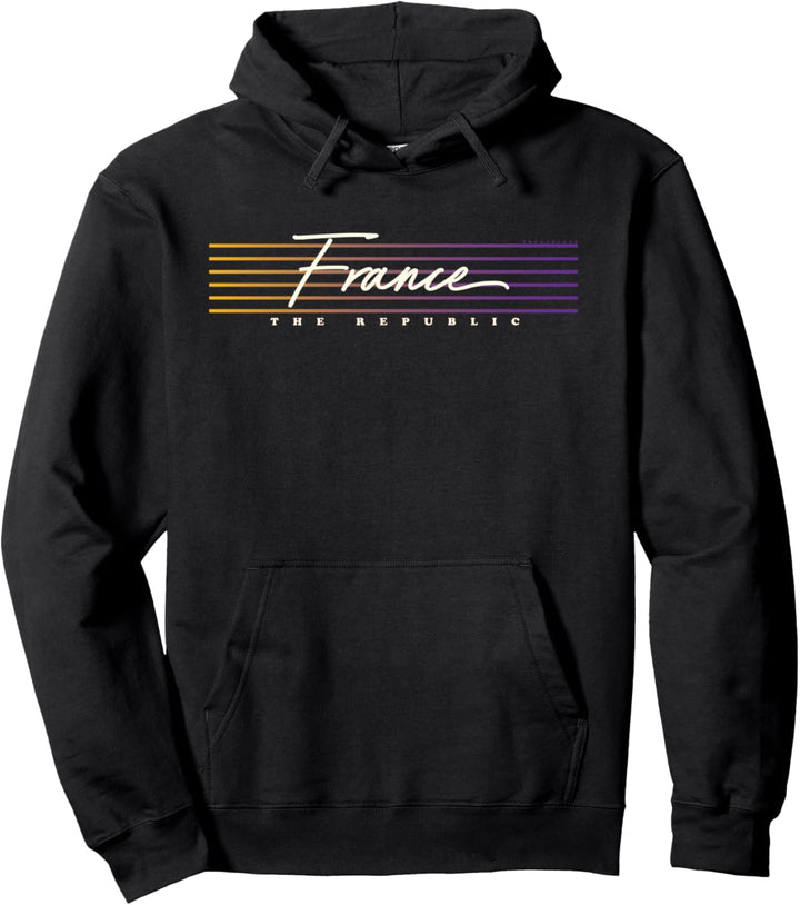 France Retro Stil Frankreich Pullover Hoodie