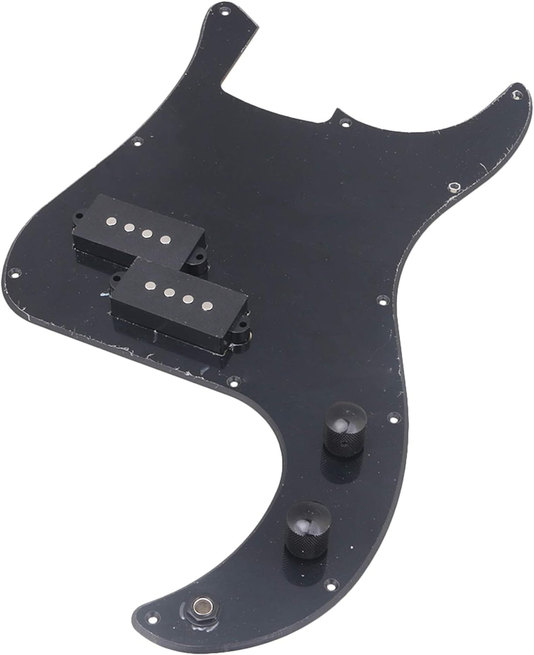 BQLZR Prewired PB Bass Pickguard Kit f¨¹r P-Bassgitarre schwarz
