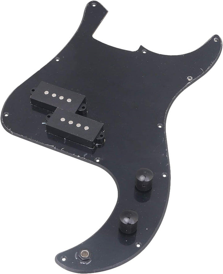 BQLZR Prewired PB Bass Pickguard Kit f¨¹r P-Bassgitarre schwarz