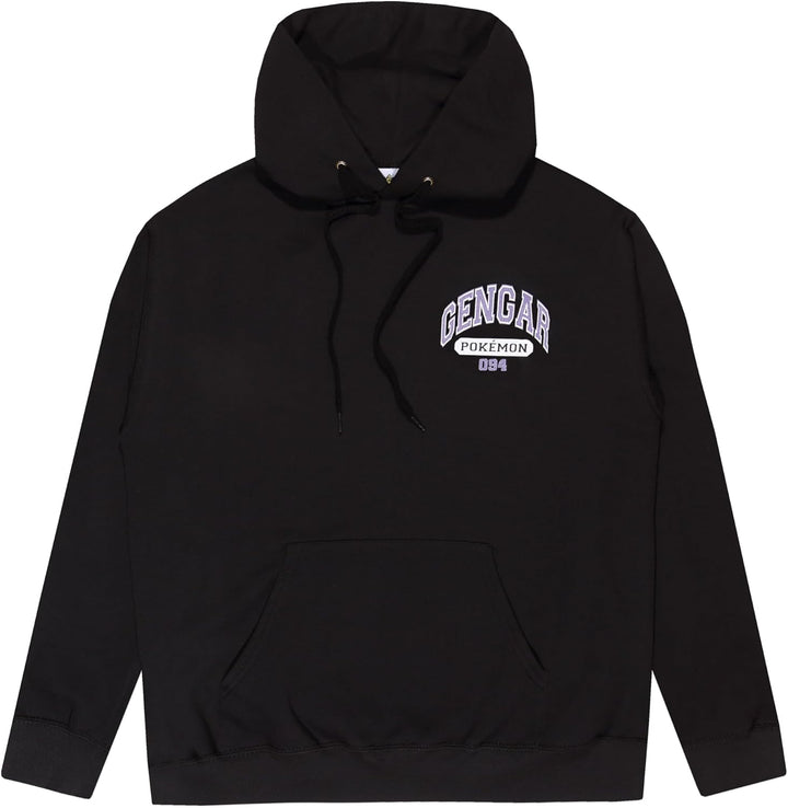 Pokémon Hoodie Herren | Gengar Hoodie für Männer | Grössen S bis XX-Large | Offizielle Gengar-Ware