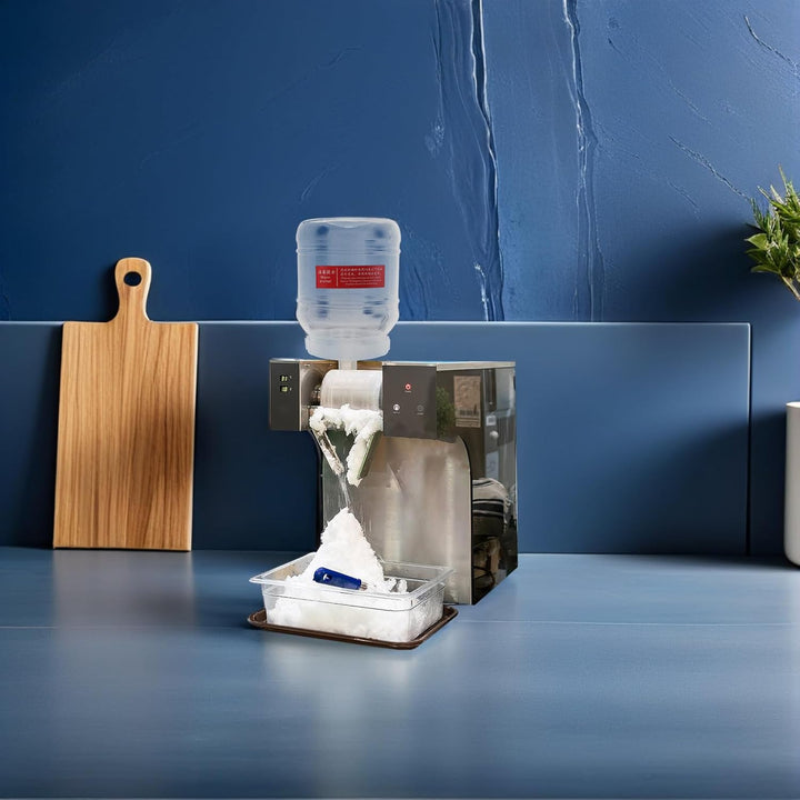 Veemoon 1 Set Wasserbehälter für Schneeeismaschine: Kunststoff-Eisbehälter – 3-Liter-Behälter mit gr