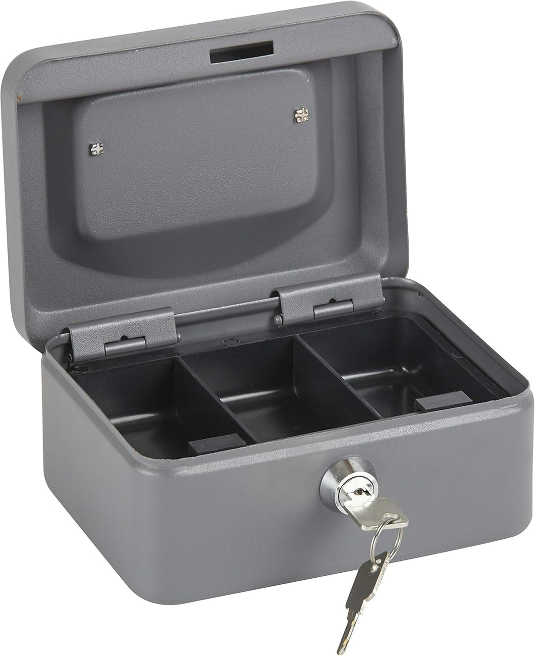 ARREGUI Elegant C9216 Geldkassette aus Stahl | Geldbox | 15 cm breit | Abschliessbare Kasse mit Geld