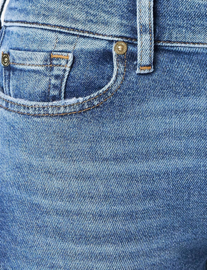 7 For All Mankind Damen Roxanne Ankle Luxe Vintage Jeans 23 Mid Blue, 23 Mid Blue
