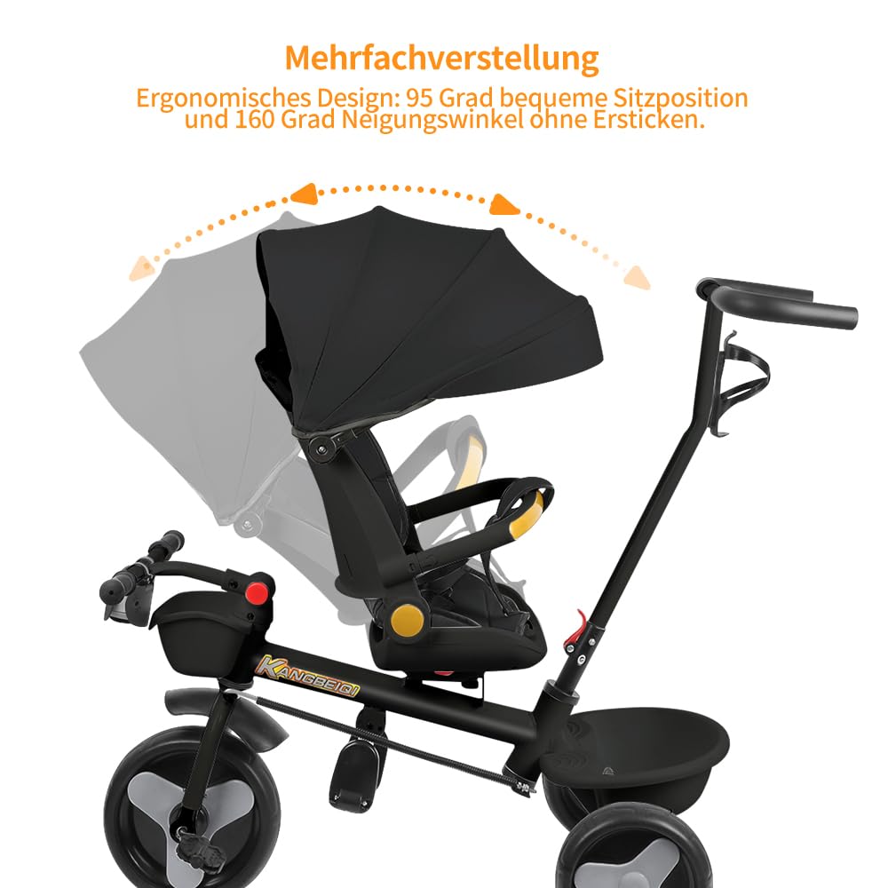 Kinderwagen, faltbar, für 0-36 Monate, 0-25 kg, Kombikinderwagen, kompakter Kinderwagen mit Sitz, Au
