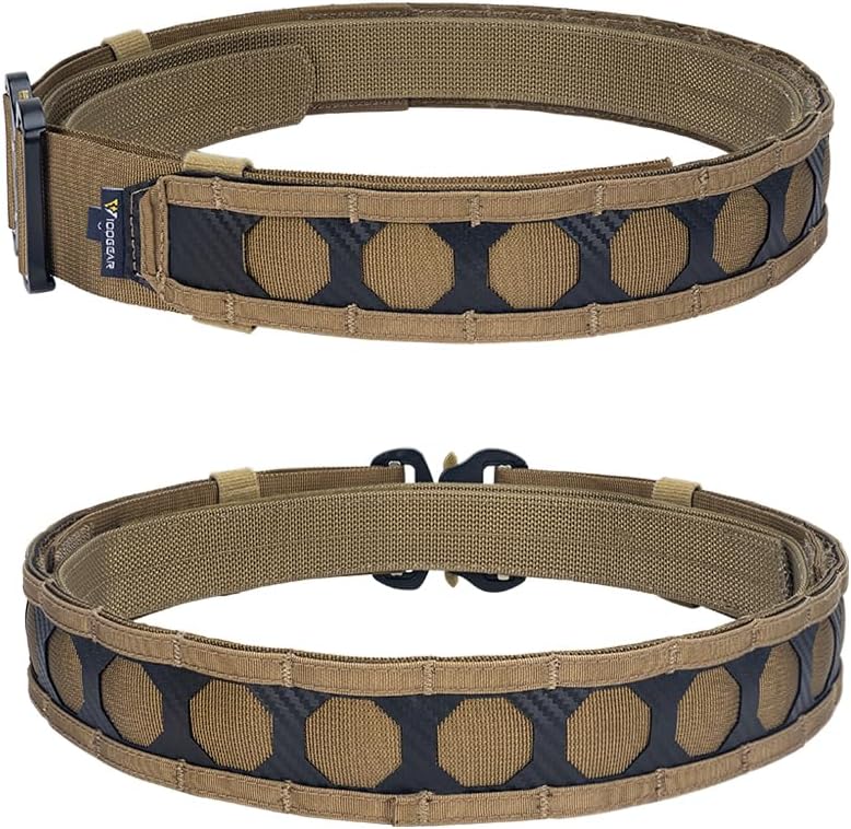 IDOGEAR Taktischer Gürtel 2 Zoll Quick Release Rigger Combat Belt mit 1,5 Zoll Innengürtel Haken und