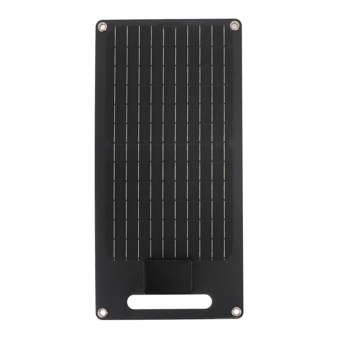 50W 12V Monokristalline Solarpanel mit Dual USB & Type -C - Hocheffizienter Tragbares Ladegerät für