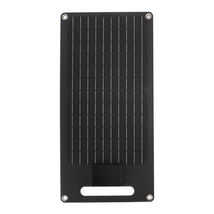 50W 12V Monokristalline Solarpanel mit Dual USB & Type -C - Hocheffizienter Tragbares Ladegerät für